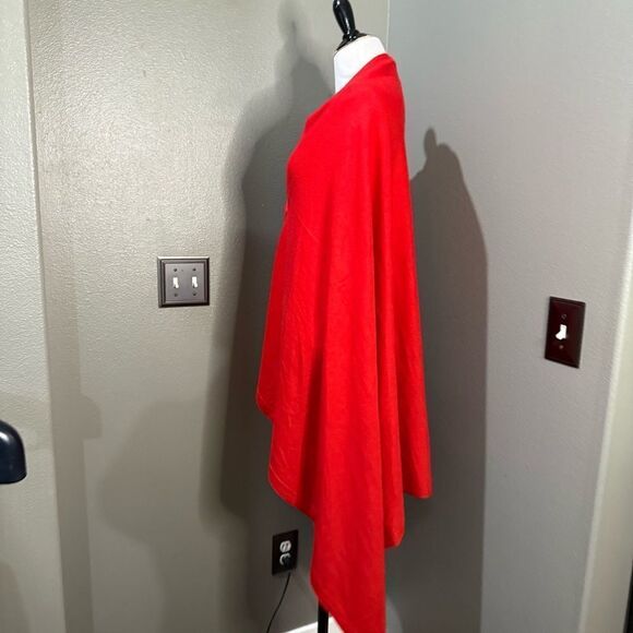 IMAN Soft N' Chic Multi-Wear Sweater Knit Wrap - 779-020 Red NEW poncho - Picture 7 of 15